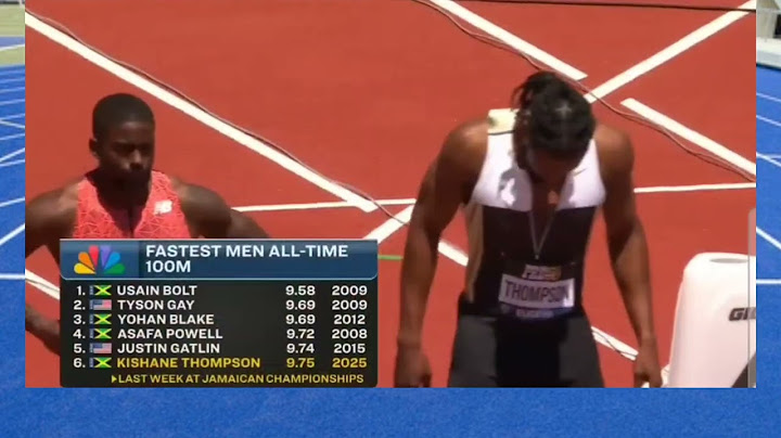 JAMAICAN DESTROYED😱 AMERICAN Fastest 100m KISHANE THOMPSON Dominates