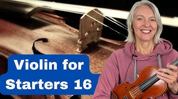 Violin for Starters Lesson 16 - Lightly Row #violin #learntoplayviolin