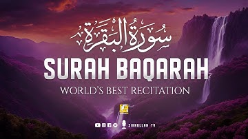 Surah Al Baqarah Full سورة البقره | Relaxing Calming & Heart Touching Majestic Quran | Zikrullah TV