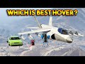GTA 5 ONLINE : DELUXO VS OPPRESSOR MK2 VS HYDRA VS THRUSTER (WHICH IS BEST HOVER?)