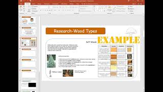 Y7 Sustainable and wood video research task screenshot 5