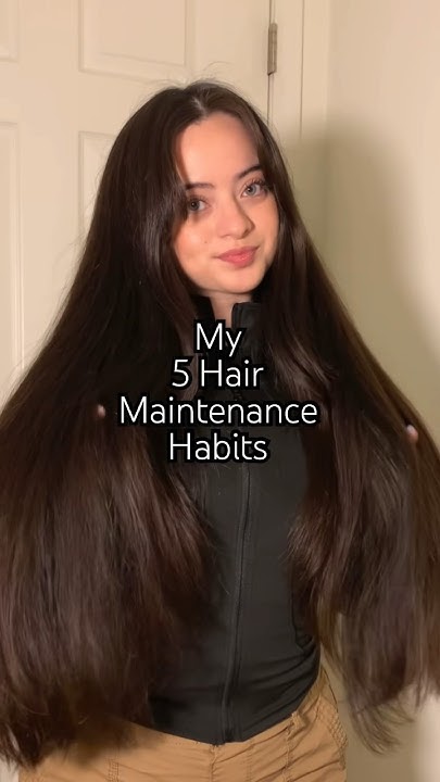  5 Hair Maintenance Habits #haircaretips #hairmaintenance #haircare # ...