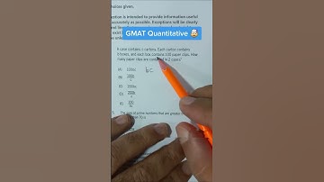 GMAT Kwantitatief