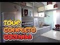 Tour Completo Cozinha Planejada - Apartamento Pequeno