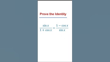 prove identities in trigonometry #trigonometry #trigonometric #maths #math #education #asmrmath