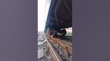 Bogie wheel Track change smoothly.#trains #bogie #wheels #mma #repairing #change #track #smoothly