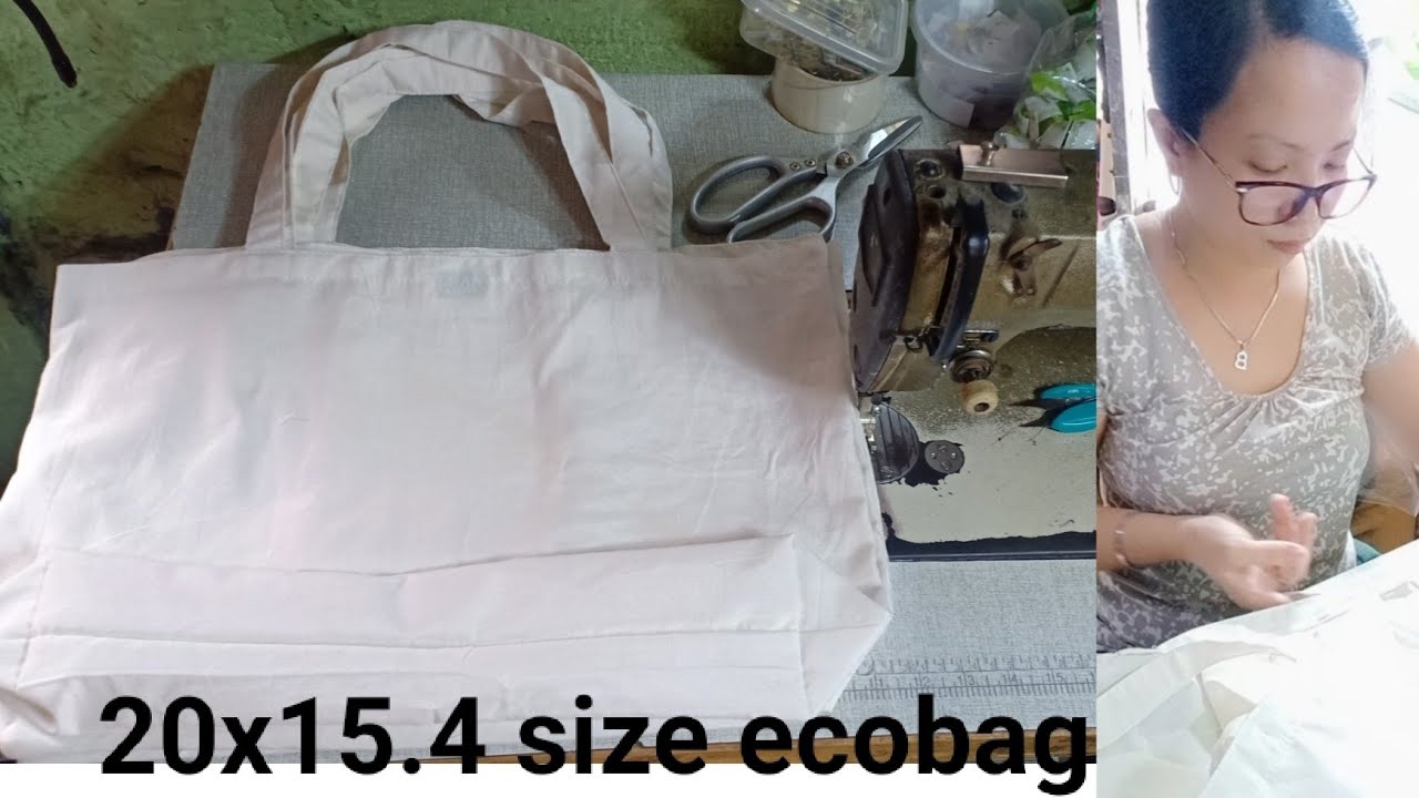 How to make ecobag? Mom Mhie B's creation vlog 107 YouTube
