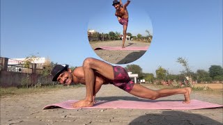 50 hanuman dand leg flexibility yoga Chomu khel stadium