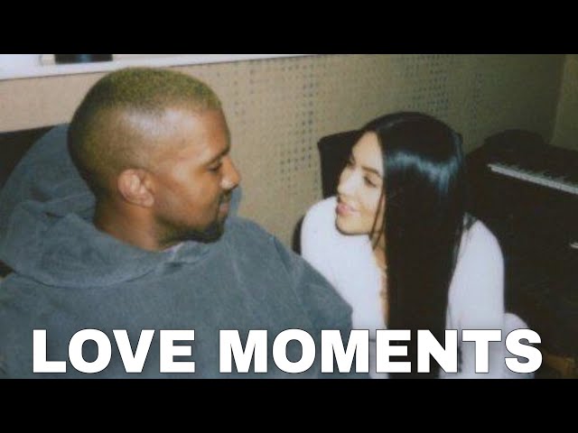 Kanye West And Kim Kardashian Love Moments - YouTube