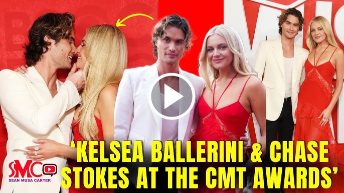 Kelsea Ballerini And Boyfriend Chase Stokes Turn Up The Pda On The 2024 Cmt Music Awards Red Carpet