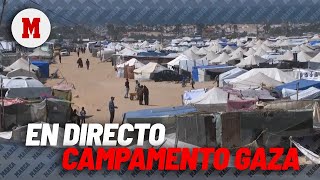 Conflicto en GAZA I Directo desde el campamento improvisado en Muwasi, Gaza