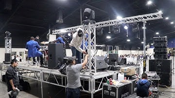 RCF Line Array System & JBL SRX System - Behind the Scenes