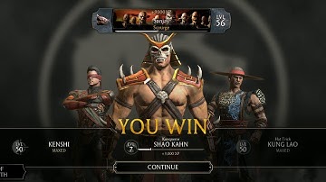 Shao Khan Brutality on MKX MOBILE