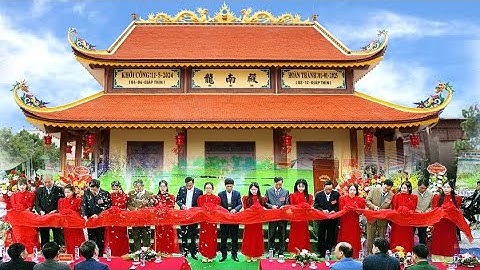 Lễ Cắt Băng Khánh Thành Đền làng Nam Long