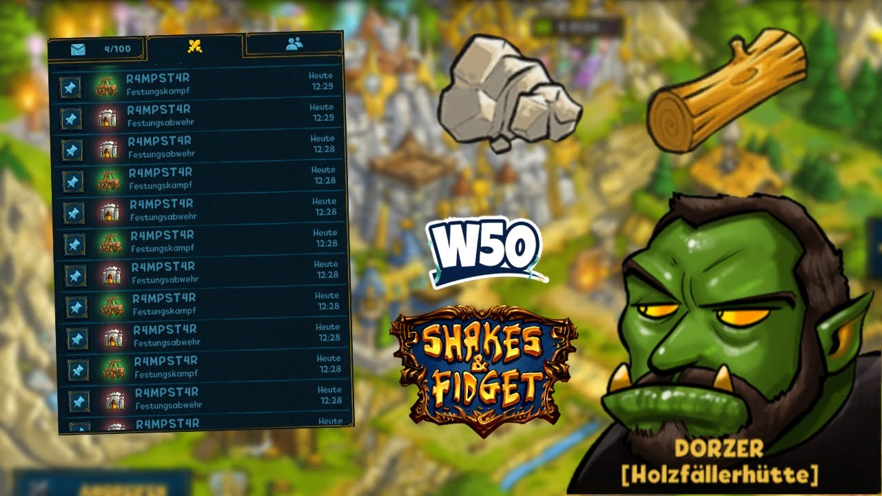 Shakes & Fidget - Festung, Ausbau & Teilschutzpartnerschaft *918 SFGame