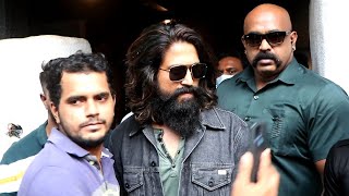 KGF Superstar YASH Spotted In New Look At Hakim Alim Salon In Mumbai
