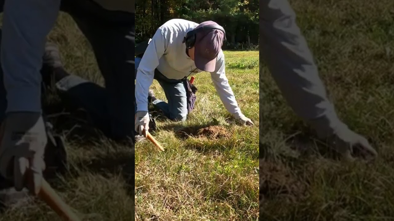 Короткий заметка № 196 - Ржавая старая пряжка. Поиск металла с помощью металлоискателя Fisher CZ-...