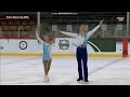 Anastasiia Mukhortova-Dmitry Evgeniev Анастасия Мухортова - Дмитрий Евгеньев FS Volvo Open Cup 2019