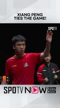 Xiang Peng stays ice-cold under pressure, locking in and tying the match against Jaehyun! 🧊