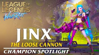Jinx: Champion Spotlight | Ability Preview - WILD RIFT