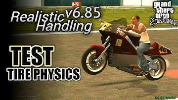 TEST BIKE HANDLING 2 | NEW WEIGHT DISTRIBUTION | REALISTIC HANDLING v6.85 | MOD FOR GTA SA