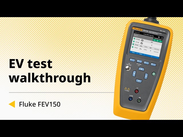 Fluke FEV150 Walkthrough | Step-by-Step EV Charging Station Testing