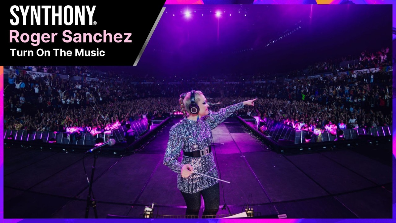 SYNTHONY – Roger Sanchez ‘Turn On The Music’ (Live at Spark Arena 2024) ProShot 4K