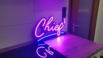 How I made my DIY Neon LED Sign