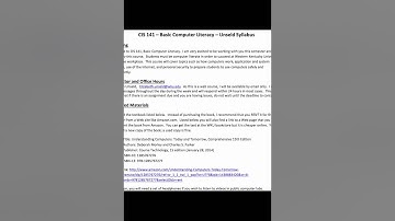 Elizabeth Unseld CIS 141 Introduction Video