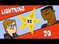 TOTAL DRAMA: Jo vs Lightning | Fit, Tough and Hateful enemies