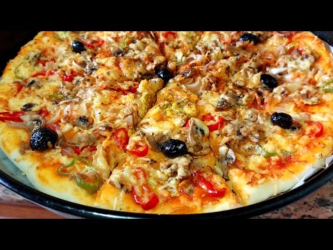 أسهل وأسرع بيتزا في 10دقائق قبل الإفطار بدون تخمار ولاتوراق ولا تشحار مستحيل تجربيه ومتعوديهاش  أسهل وأسرع بيتزا في 10دقائق قبل الإفطار بدون تخمار ولاتوراق ولا تشحار مستحيل تجربيه ومتعوديهاش