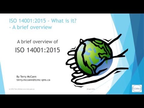 ቪዲዮ: የ ISO 14001 ጥቅሞች ምንድ ናቸው?