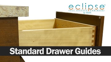 How to Adjust Your Cabinet Drawers on Standard Guides -Eclipse Cabinetry™
