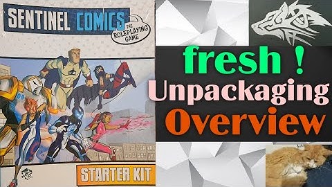🦸‍♀️ overview for the starter kit for Sentinel Comics the roleplaying game from Greater than games