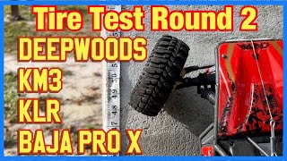 Crawler Tire Test Round 2 is on!