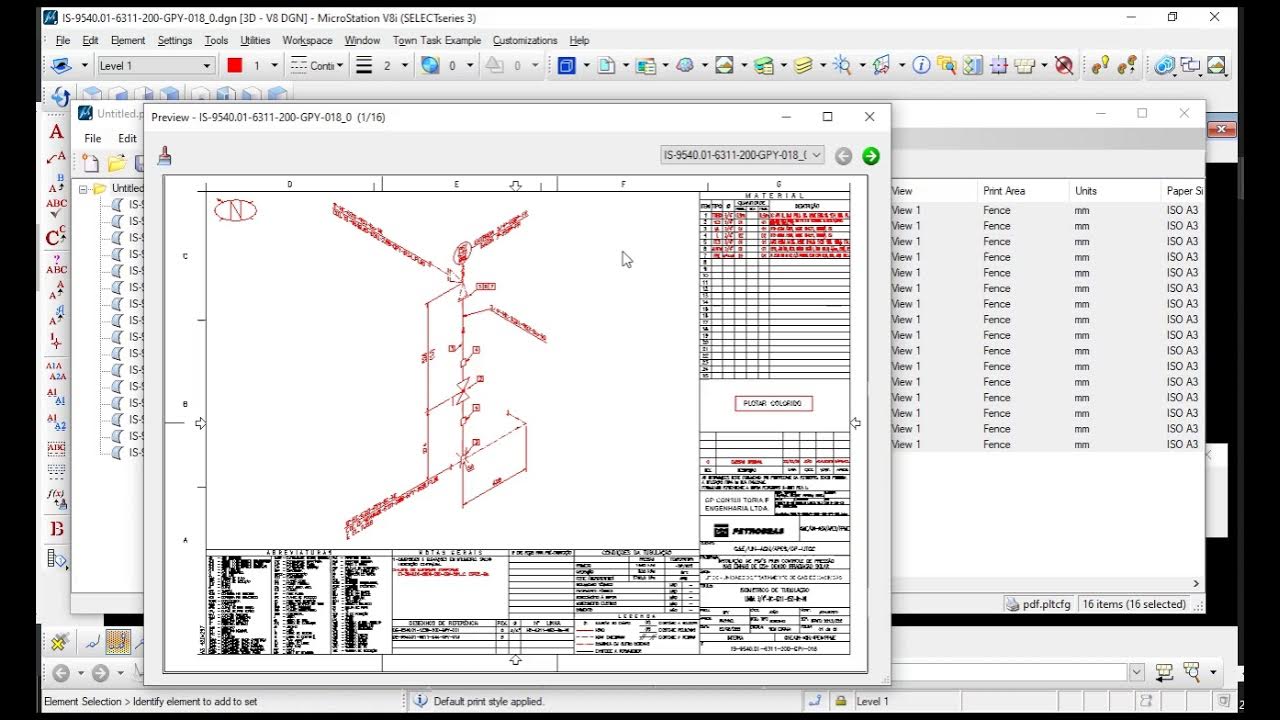 Tutorial Print Organizer Microstation YouTube