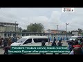 TINUBU IN IMO: President Tinubu's convoy leaves Control/Assumpta Flyover after project commissioning