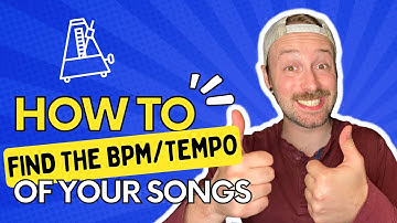 How to EASILY find the BPM/TEMPO of your songs!