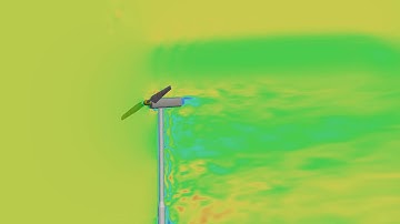 Velocity Magnitude Contour of NREL Phase VI Wind Turbine