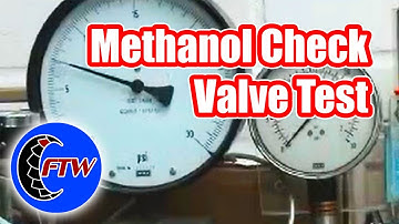 Aquamist Methanol Series: Bench Testing the 8PSI Check Valve - Ensuring Optimal Performance