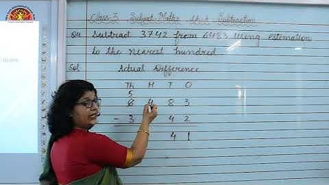 Class- 3 | Subtraction | Ch- 4 | Maths | Shiv Jyoti Convent Sr. Sec. School | Affiliated to CBSE