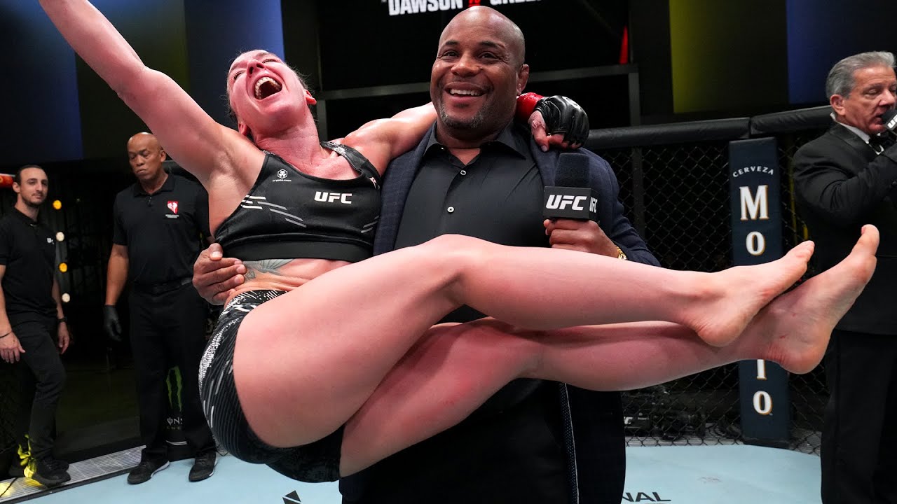 Vanessa Demopoulos octagon interview after UFC fight