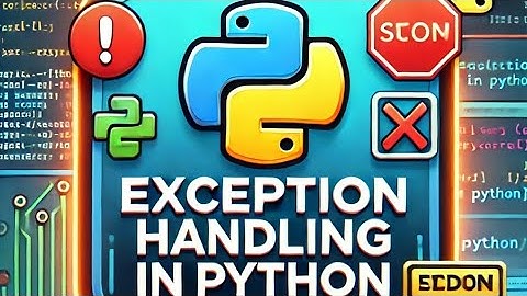 Exception Handling in Python🐍