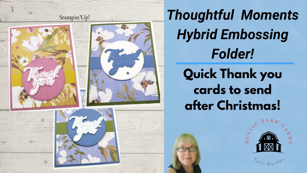 Three ways to add ink to a Hybrid Embossing folder- Thoughtful Moments ...