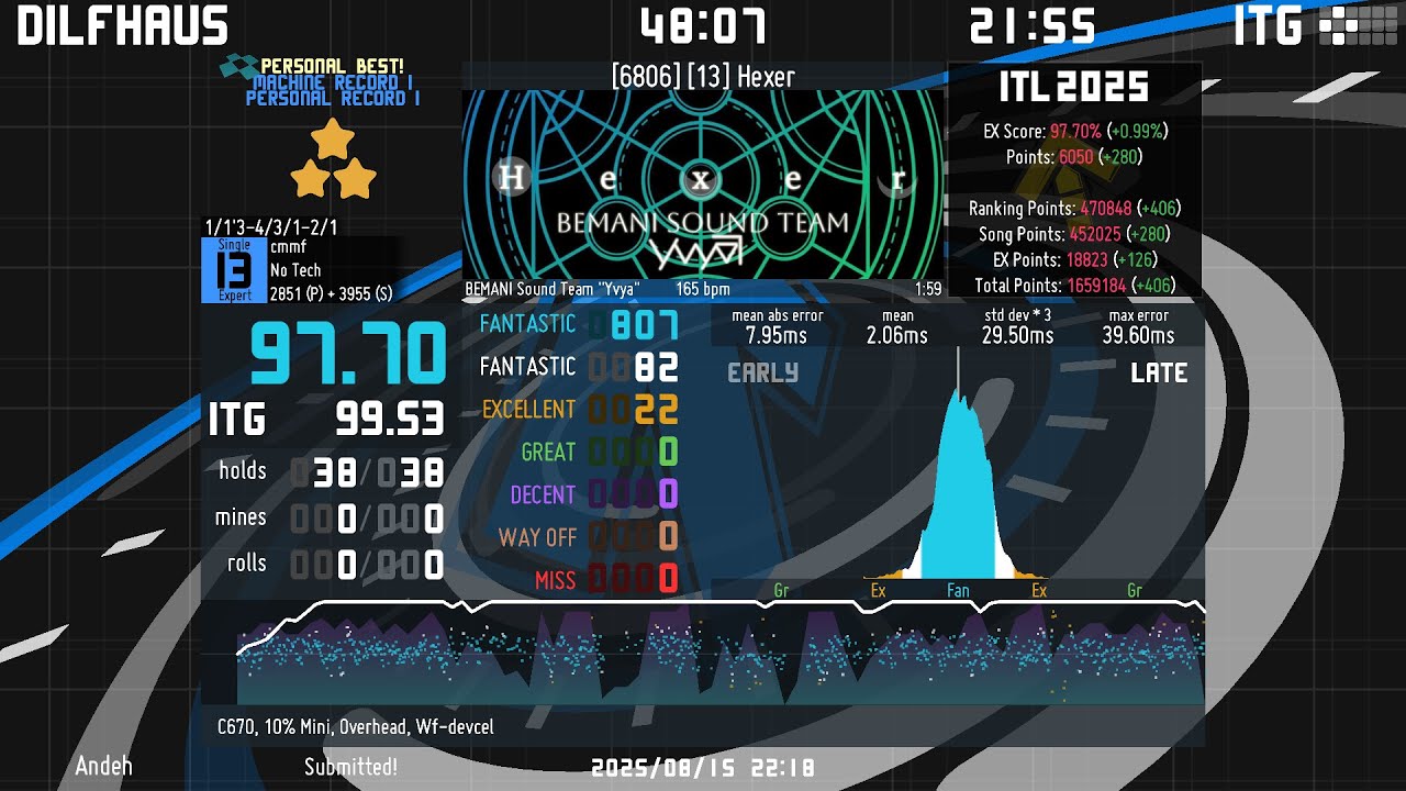 [ITL 2025] Hexer (SX 13) 97.70% EX FEC