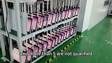 Aging test of LCD display before leaving the factory