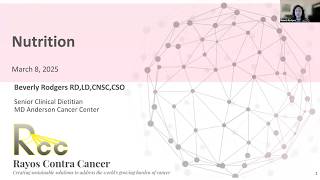 Session 3: Nutrition for Radiation Oncology patients