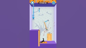 Rescue Cut - Rope Puzzle - Stage 86