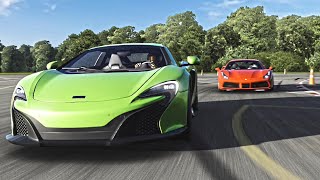 Battle ferrari 488 gtb vs mclaren 650s | top gear truck