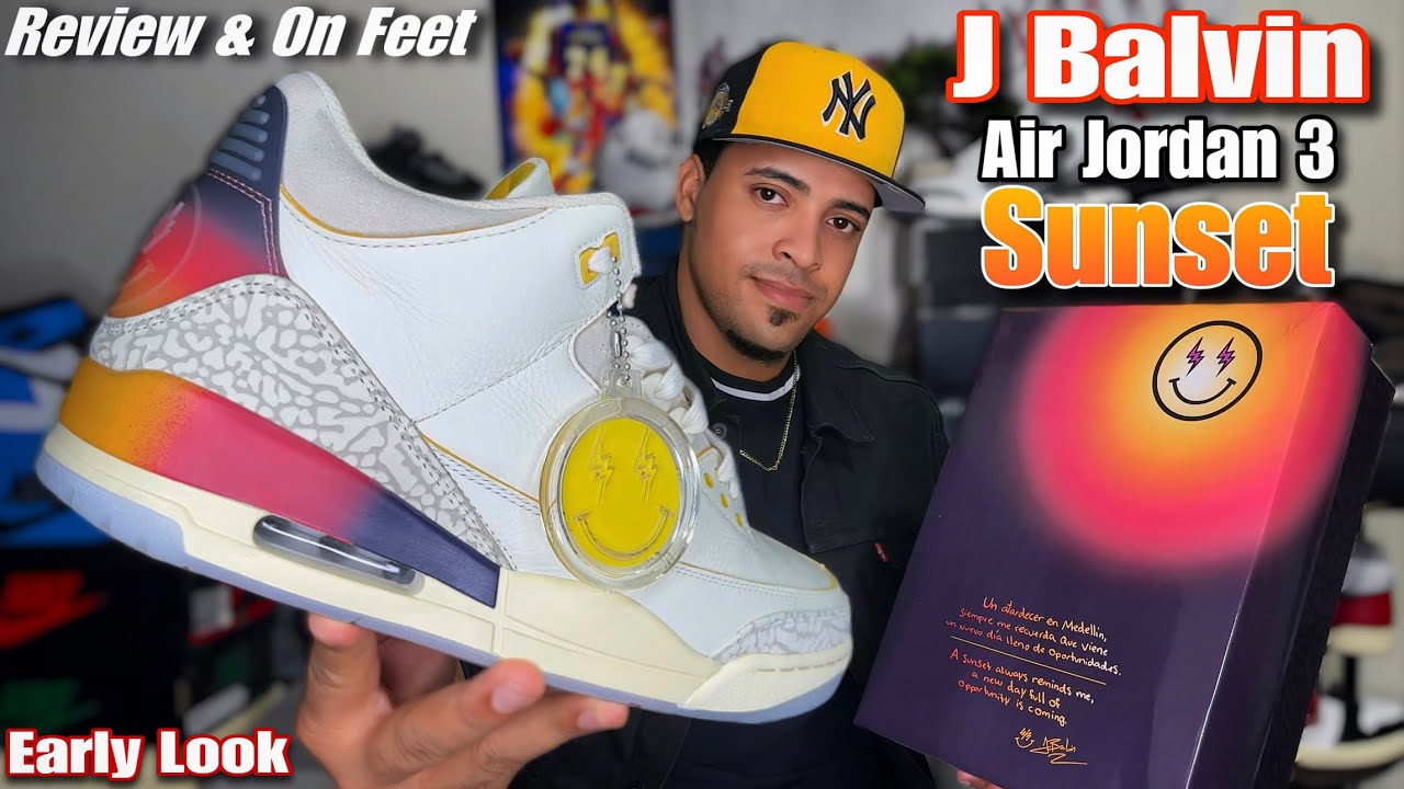 Air Jordan 3 J Balvin “SUNSET” Review & On Feet 